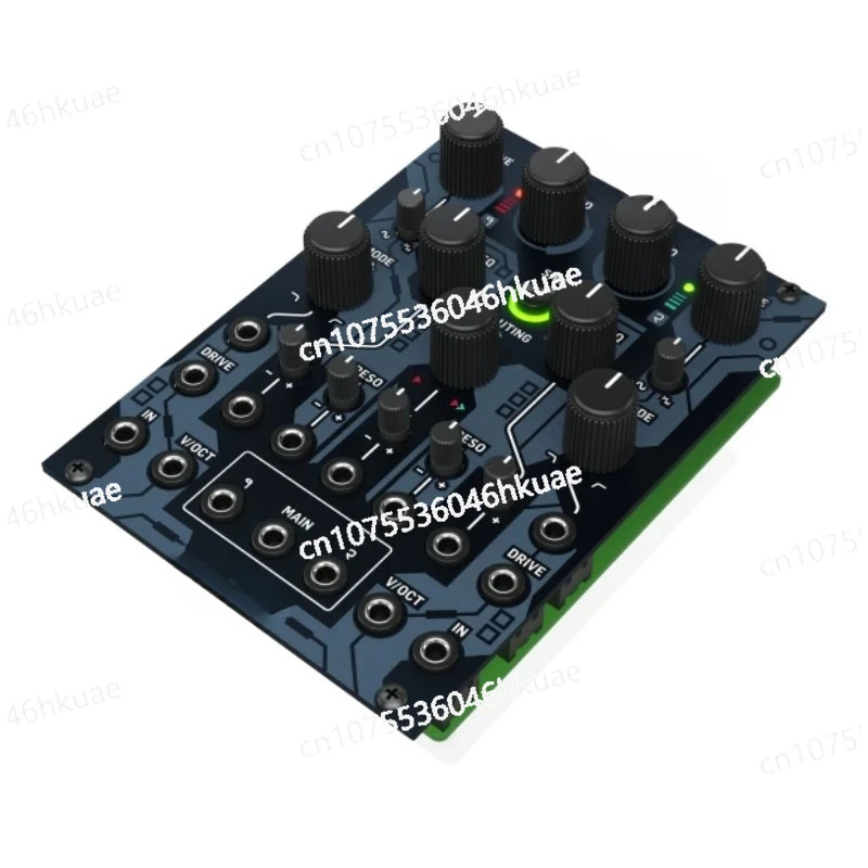 12 DB State Variable Filters for Ori-Rock Rack Systems. Dual Analog Multi-mode Filter with Two Music-grade