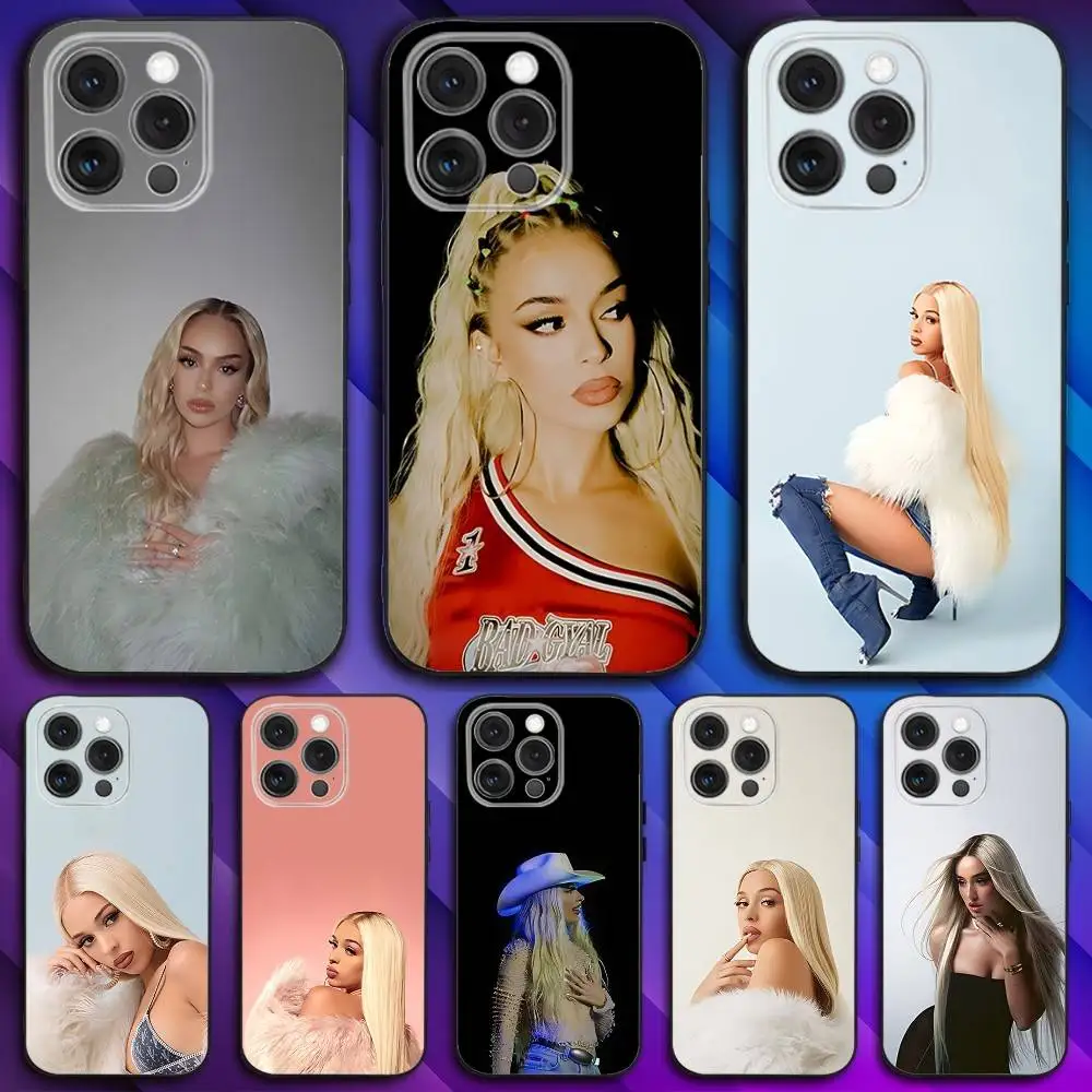 

Singer B-Bad G-Gyal 44 Phone Case For iPhone 16,15,14,13,12,11,Pro,Max,Plus,X,XS,SE4,E,Mini,Soft Black Case