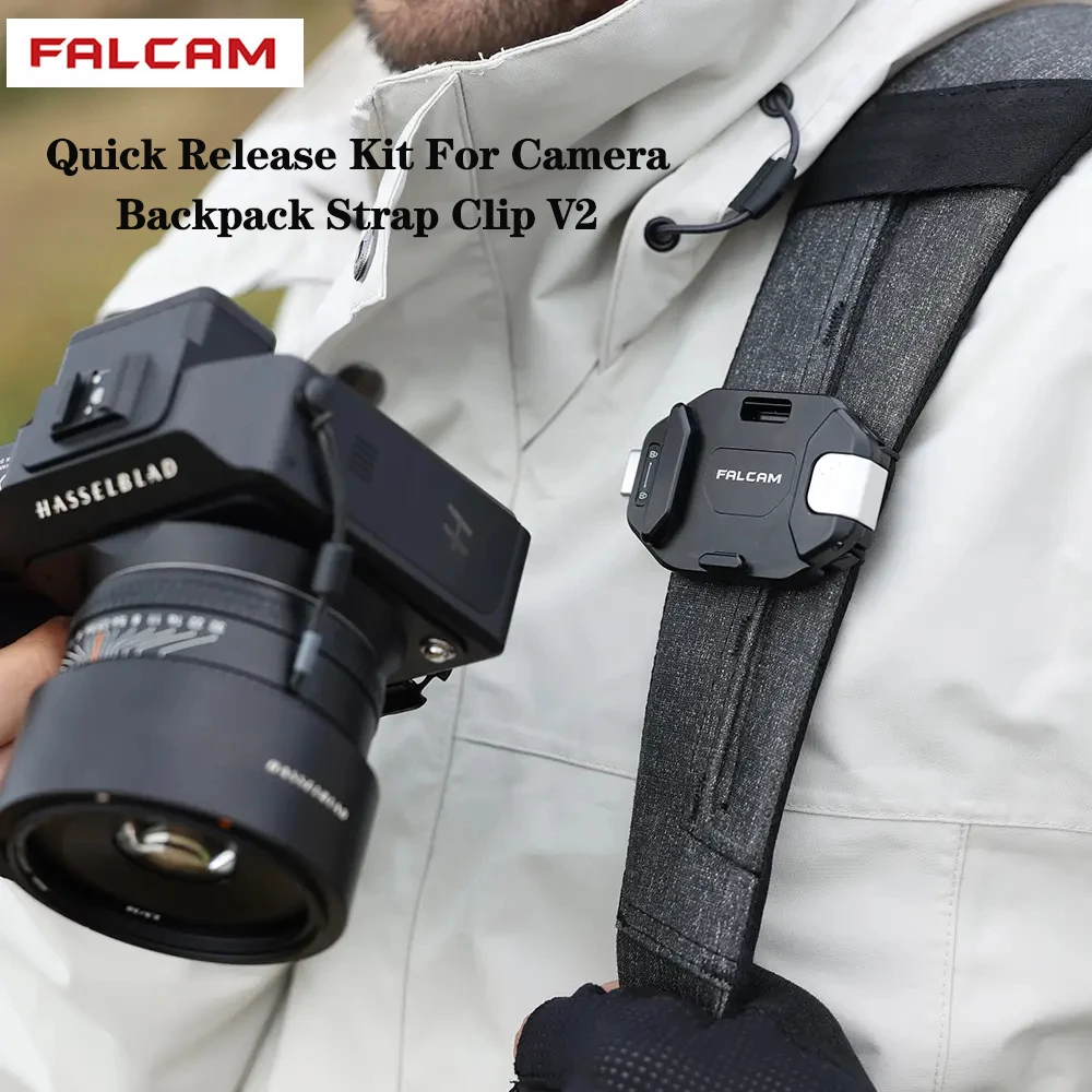 Falcam F38 Quick Release Kit For Camera Backpack Strap Clip V2 F38B3803 Portable Outdoor Accessories for DSLR Camera F38B3803