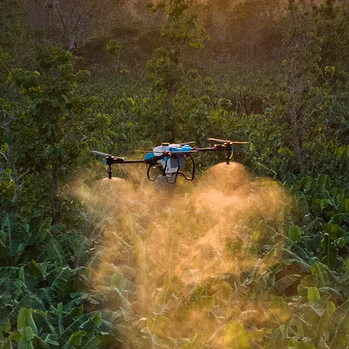 Agricultura Pulverizador com Irrigação Automática Sistema, 4 Axis Fame Drones