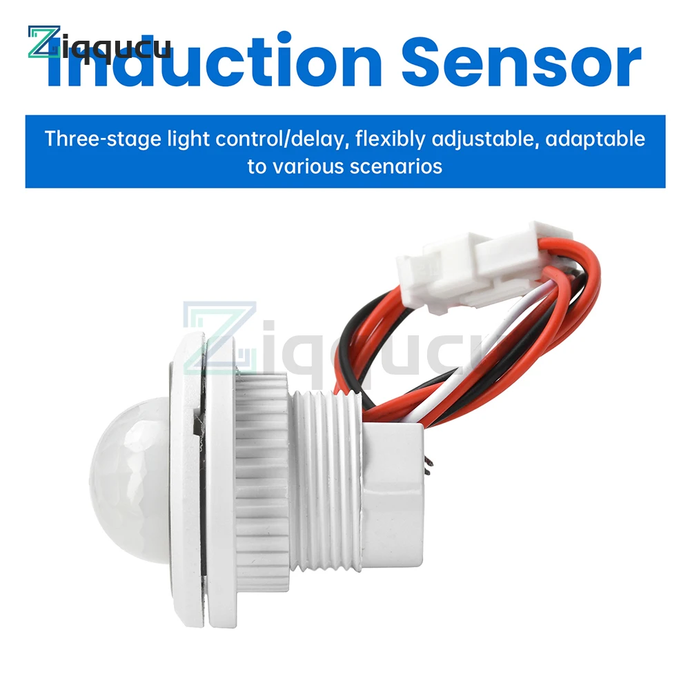 

DC 3.5-24V Adjustable Infrared Motion Sensor Switch Mini Human Infrared Sensor Module Detector Smart Switch Controller