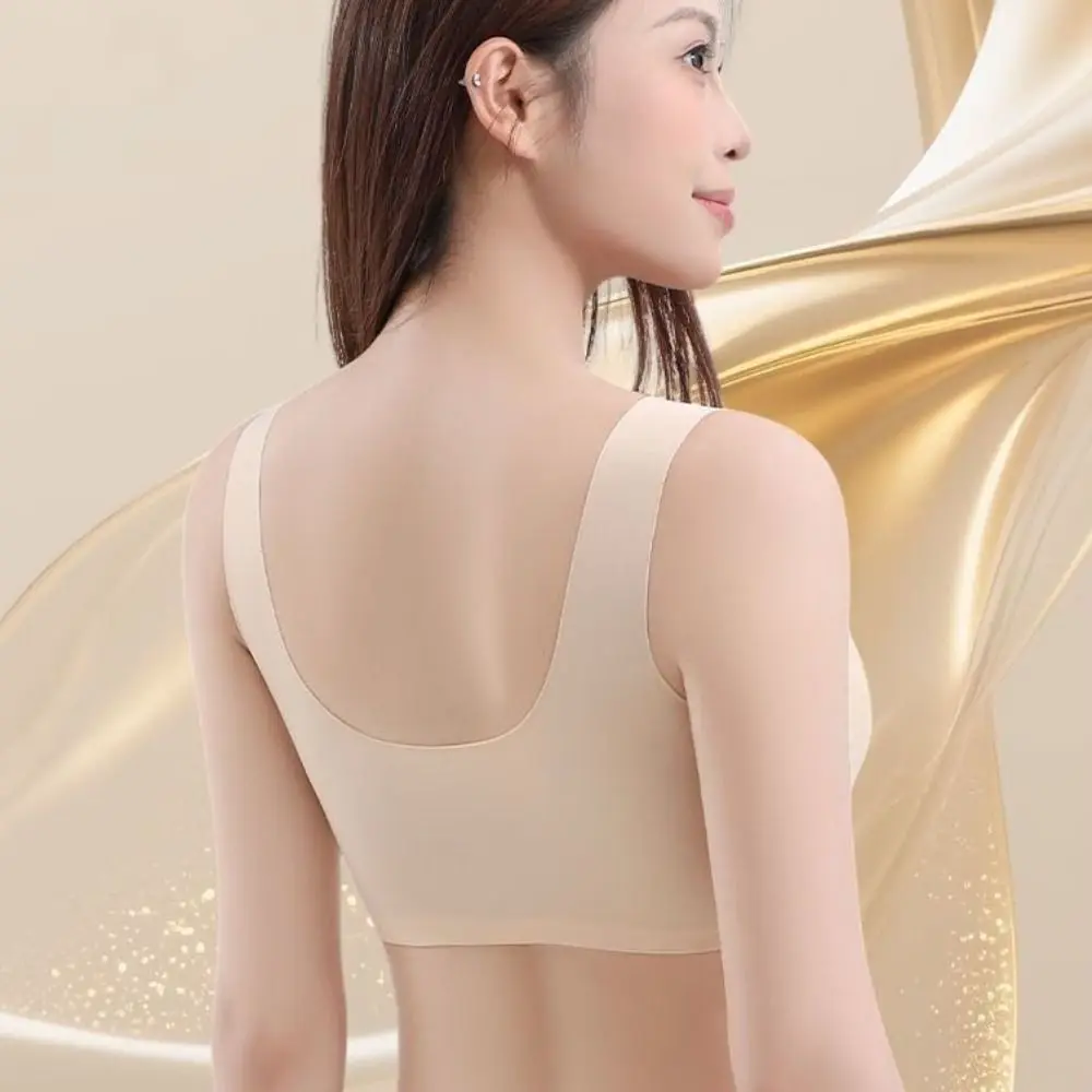 حمالة صدر بإبزيم أمامي قابلة للتنفس مقاس كبير حمالة صدر لكبار السن قابلة للتنفس في منتصف العمر مريحة من الدانتيل الشبكي حمالة صدر لاسلكية بدون خياطة لليوجا