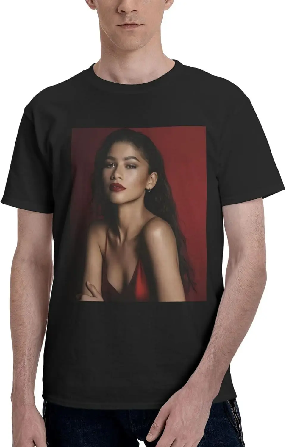 Zendaya Coleman T Shirt Men's Summer Short Sleeve T-Shirt Crewneck Casual Tee