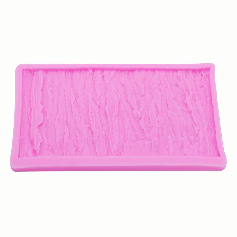 Tree Bark Texture Silicone Mold Fondant Gumpaste Impression Mat Cake Border Decortion Mold DIY Baking Tools