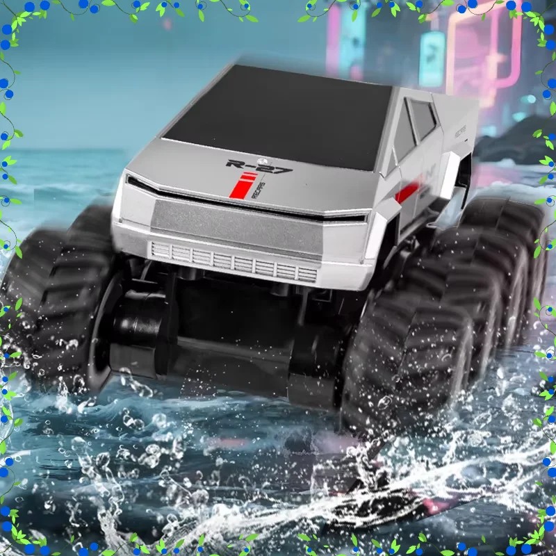 

Jjrc Children'S Electric Toy Water-Land Two-Purpose Remote Control Car 2.4g Waterproof Large Wheel Off-Road Climbing Vehicle
