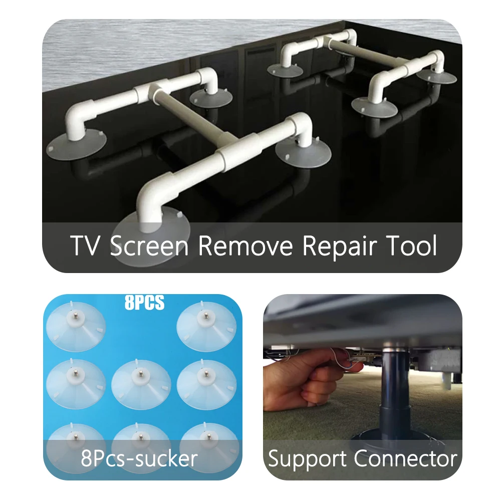 LED TV Screen Remove Repair Tool Detachable 32-62 Inch Panel Silicone Vacuum Suction Cup Support Maintenance Device