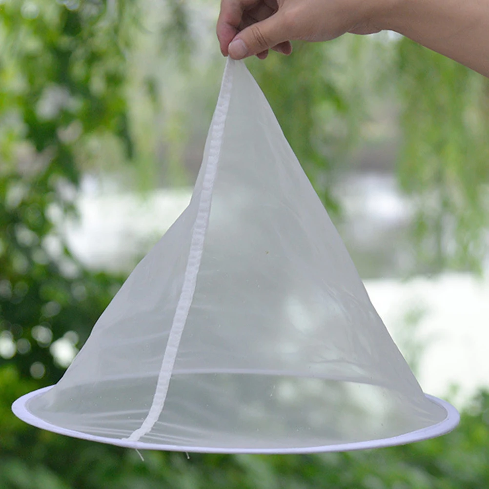 

3 Pcs Filter Bag Funnel Food Filter Sieve Strainer Fine Mesh Kitchen Tool Soy Milk Coffee Juices Food Strainer