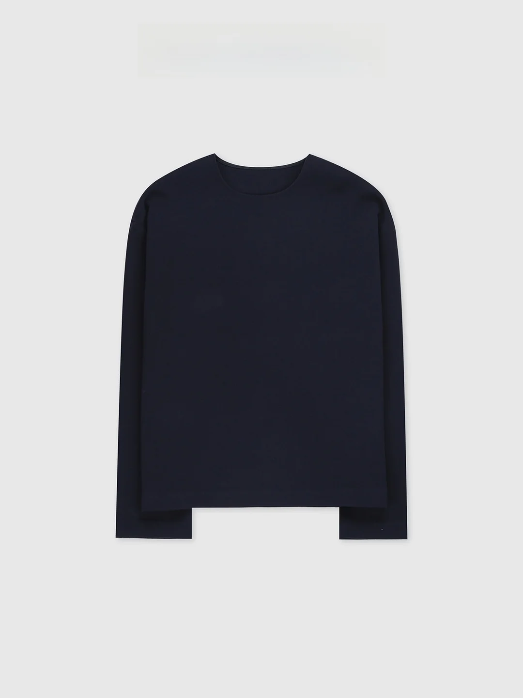 

Свободная двусторонняя спортивная футболка королевского синего цвета в повседневном стиле от Baatone, женский топ средней длины с длинными рукавами и круглым вырезом