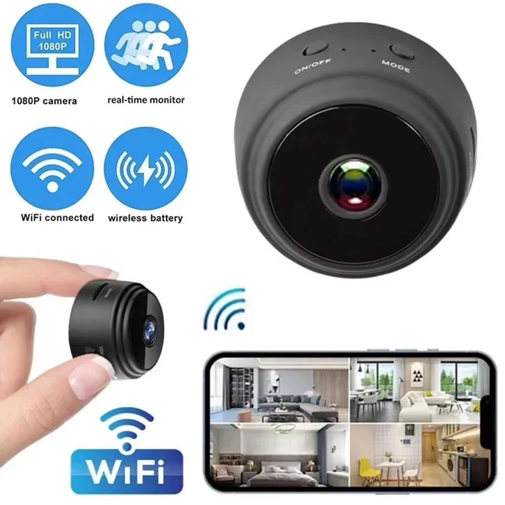 

Mini Camera 1080p HD Wireless Security Protection Remote Monitor Micro Camcorders Video Surveillance WiFi Cameras Smart Home