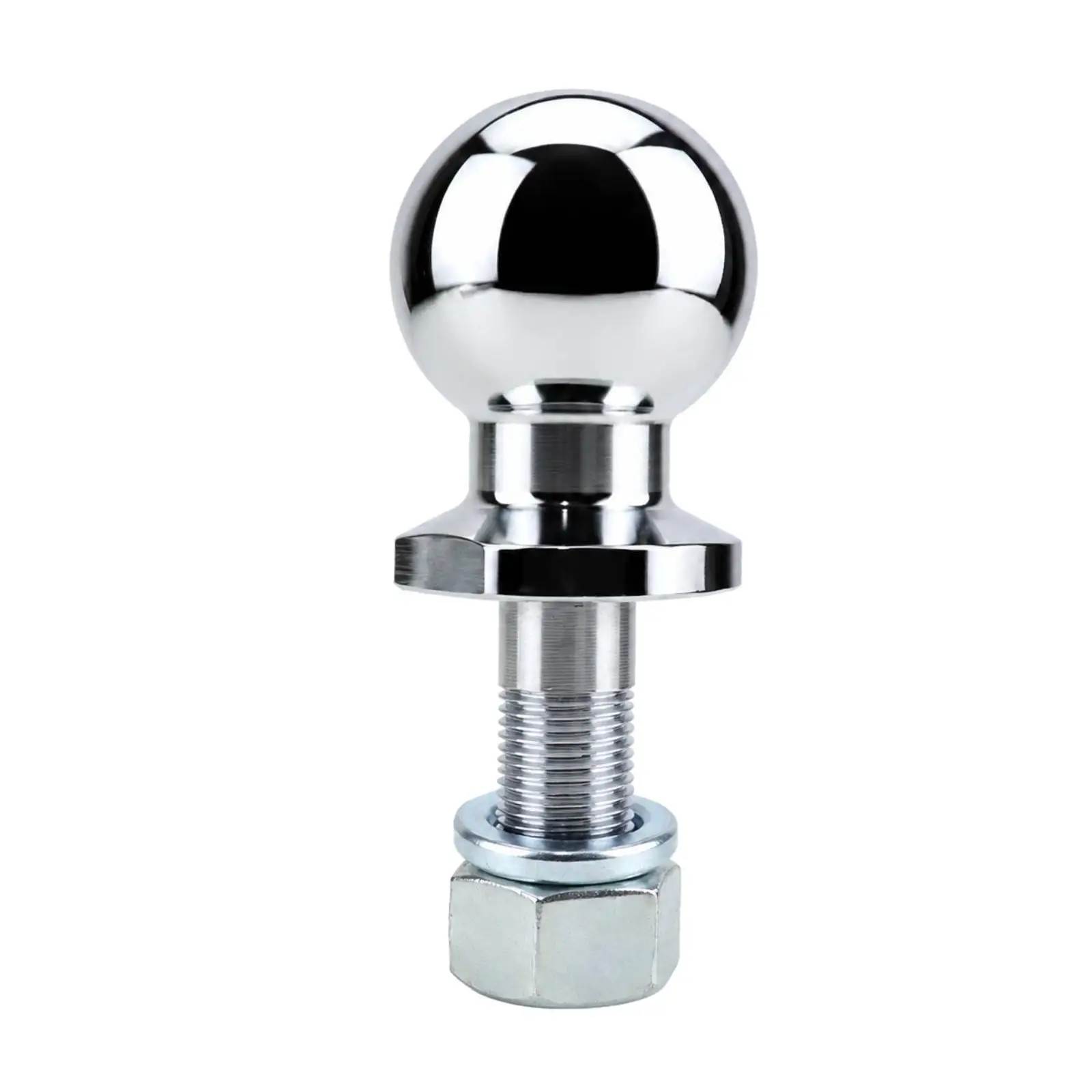 Forged Steel Trailer Hitch Ball Heavy Duty 42CrMo Steel Trailer Ball Polished Easy to Install for Utility Trailers, Campers