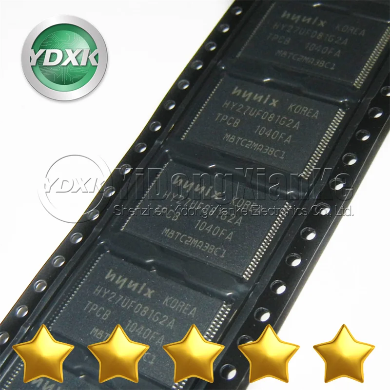 HY27UF081G2A-TPCB TSOP48 H27UAG8T2ATRH27UAG8T2BTR-BC H27UBG8T2BTR-BC HM5165165FLTT6 HY27UF081G2A New Original HY27UF082G2A