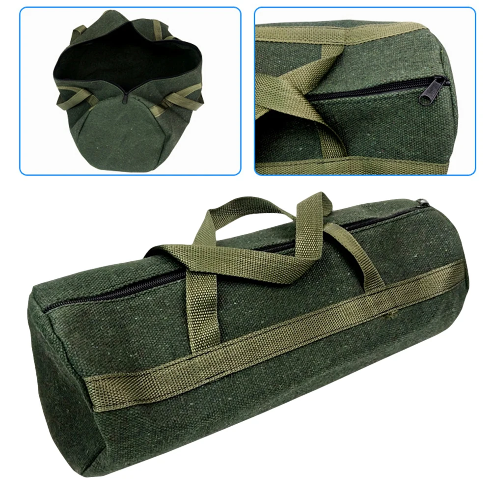 Car Repair Tool Bag Durable Canvas Storage For Auto Tools Mechanics Work Organizer Easily Carry Efficiently Tool Pouch
