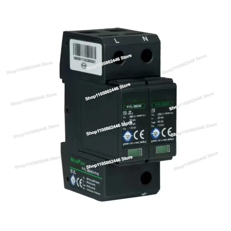P-FL-385/40x2P Power Supply, Protector 220VAC 40kA Single-phase TN-S