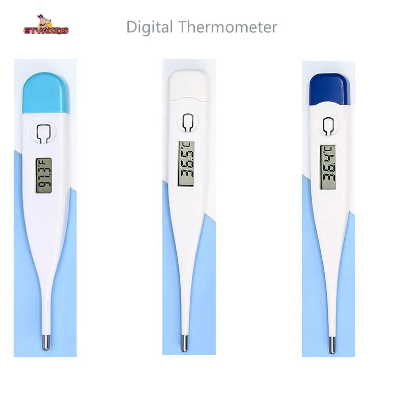 Children Digital Thermometer Accurate Oral and Armpit Body Clinical Fever Medical Equipment Tools Temperature Reading Soft Head