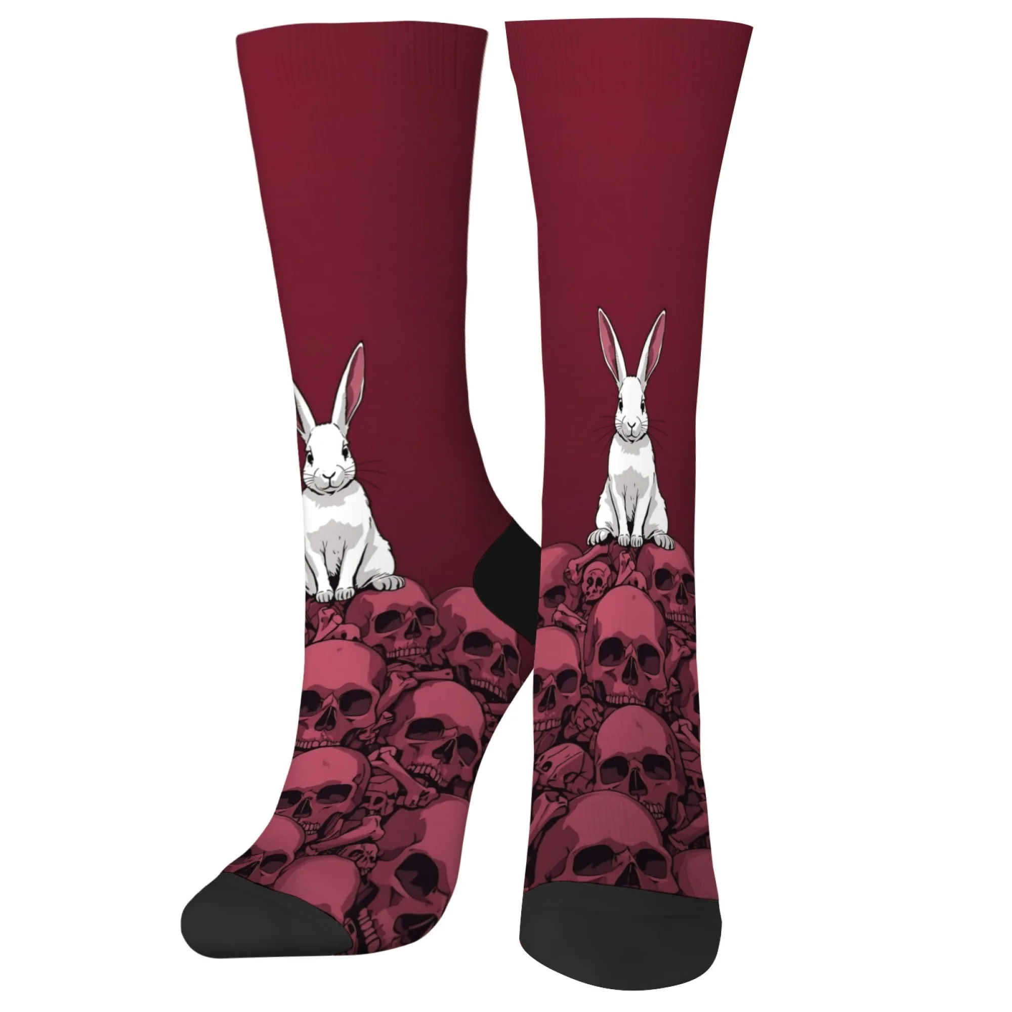 Killer Rabbit Socks Comfortable Skin-Friendly Breathable Men's Socks Sports Fitness Hiking Happy Party Street Compression Socks