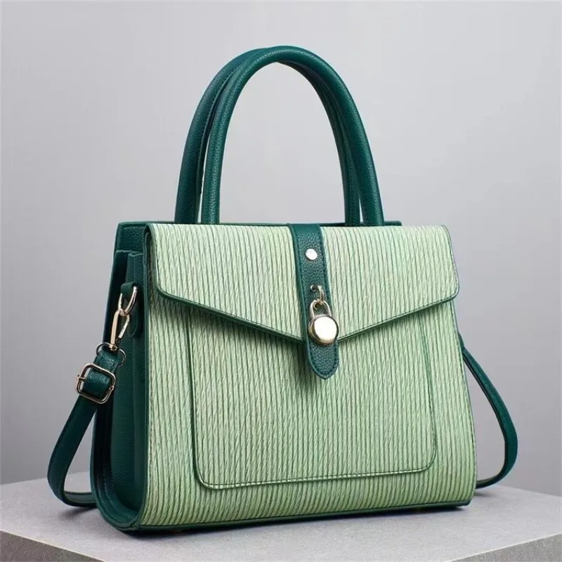 

Классическая сумка для подгузников из текстурированной кожи, роскошная дизайнерская сумка через плечо для женщин, элегантная оригинальная винтажная сумка-тоут