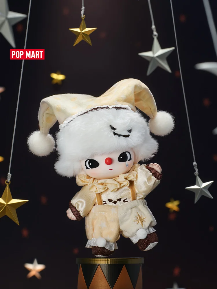 Scatola cieca POP MART autentica perché la serie così serio Pendenti in peluche in vinile Action Figure Cute Flame Clown Figure Giocattoli di Halloween Regali