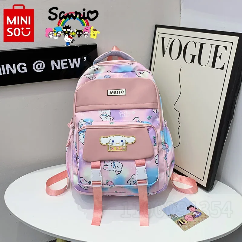 

Sanrio Cinnamon Dog New Girls' School Bag Luxury Brand Girls' Backpack Cartoon High Quality Girls' School Bag Large Capacity