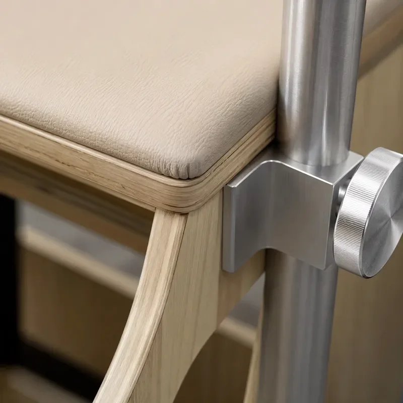 Maple Wood Pilates Wunda Chair with Perforated Design Adjustable Features for Body Fitness and Yoga