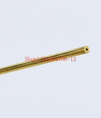 100 Sticks 500mm Single-Hole Brass Tube Puncher Discharge Perforator Accessories Tube Electrode Tube Copper Wire Copper Rod