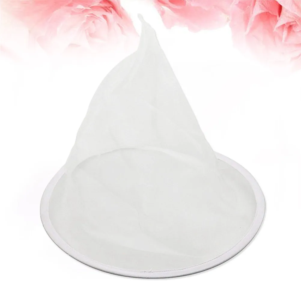 2Pcs Honey Filter Bag Nylon Fine Mesh Reusable Cone Strainer Apiary Equipment Food Filter for Beekeeping Herbal Tea Nut Milk