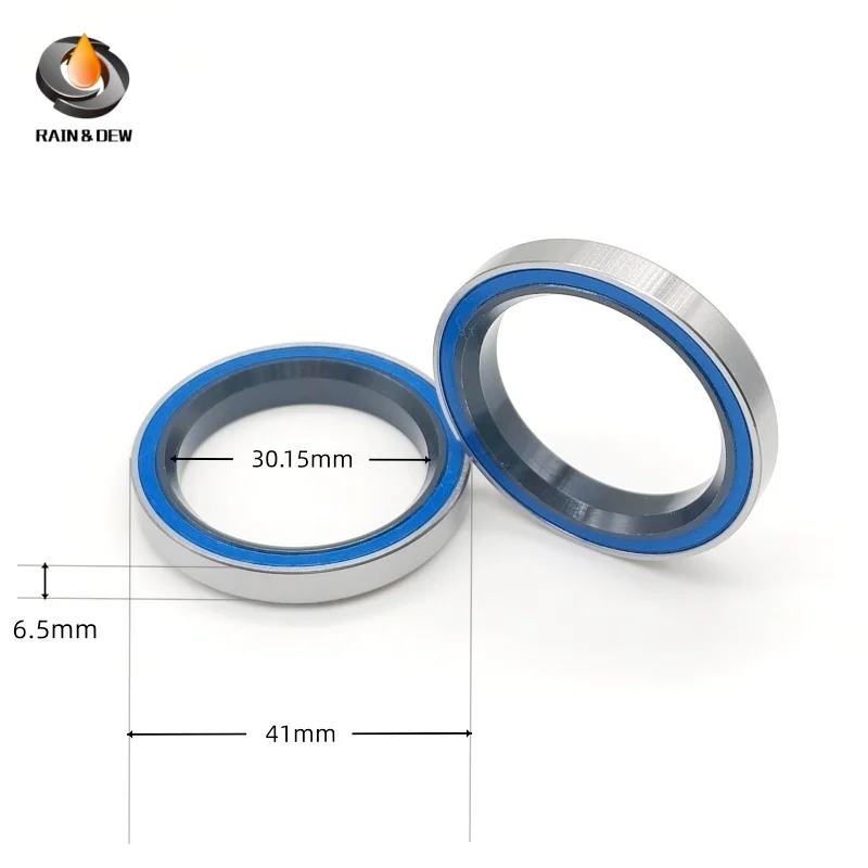 1/2/4/6PC MH-P03 Angular Headset Bearing 30.15x41x6.5mm 45° 36° ACB345 Drop-in 2RS Replacement for 1-1/8