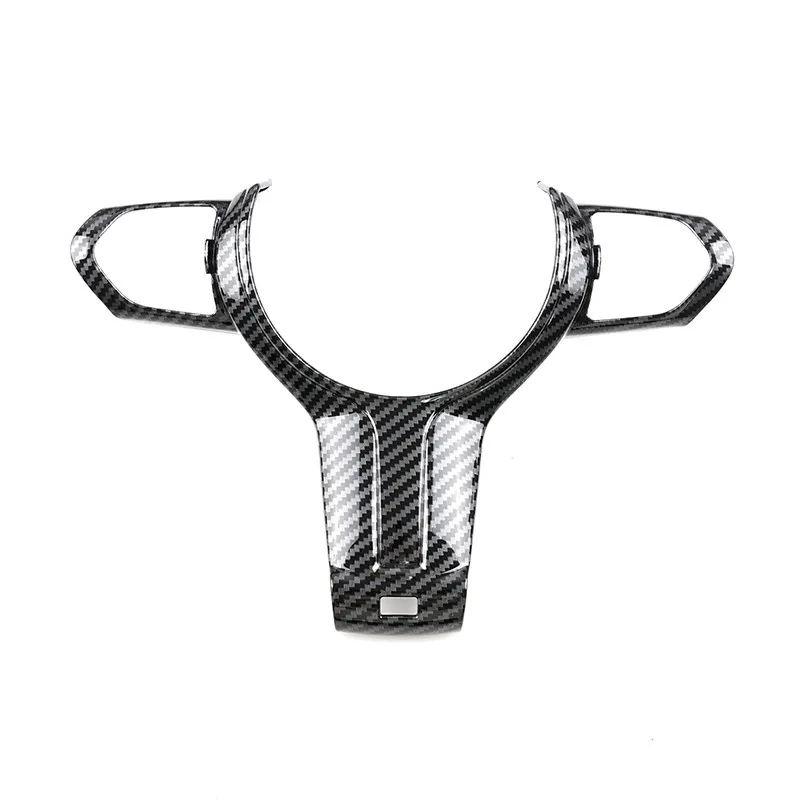 Carbon Fiber Texture Car Styling Steering Wheel Cover Trim For BMW F Chassis F20 F21 F22 F23 F30 F32 F34 F10 F11 F06 F12 F15 F16