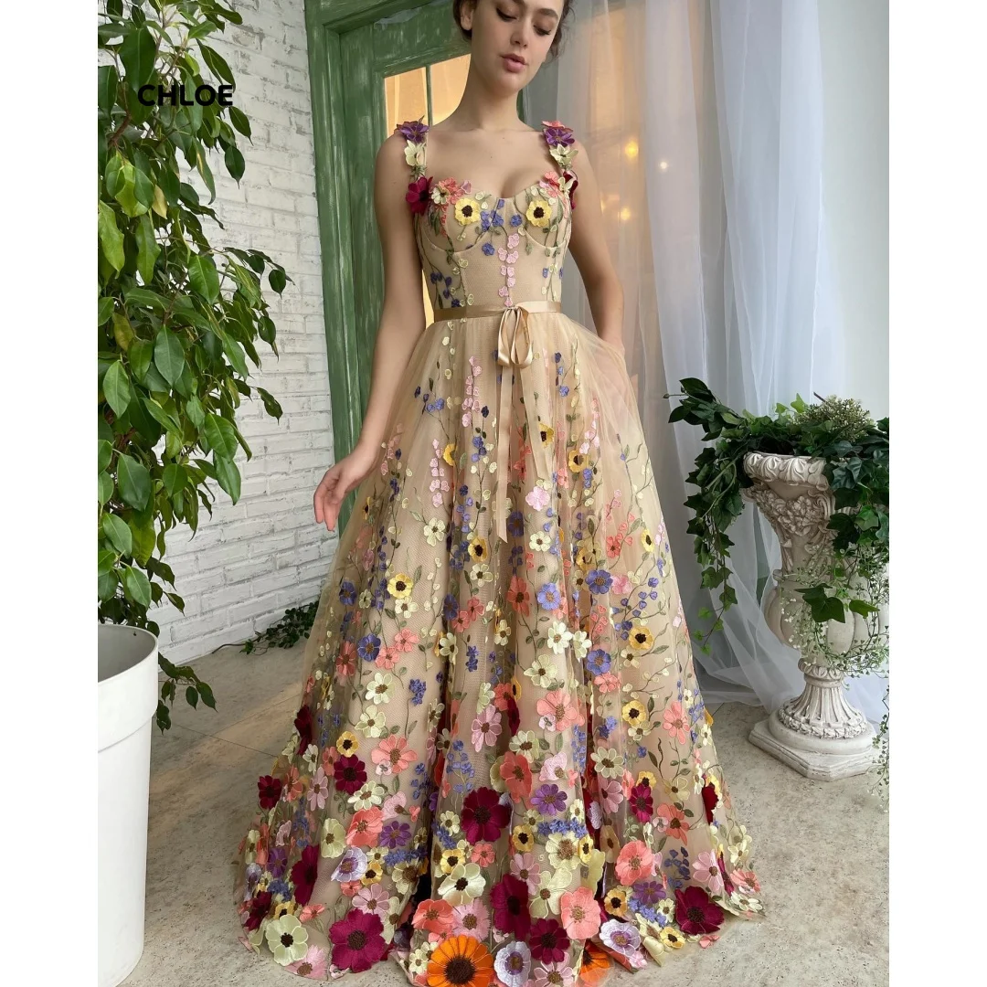 

Line A Prom Dresses 2025 Luxury Party Evening Dress Woman Custom Made Sleeveless Square Collar Dresses for Special Occasions