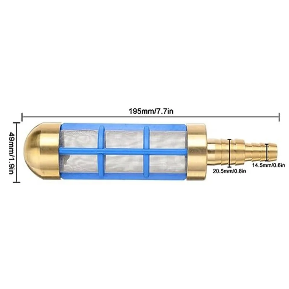 1pc High-Pressure Washer Copper Filter Stainless Steel Inlet Strainer High-pressure Washer Accessories For Agricultural Use