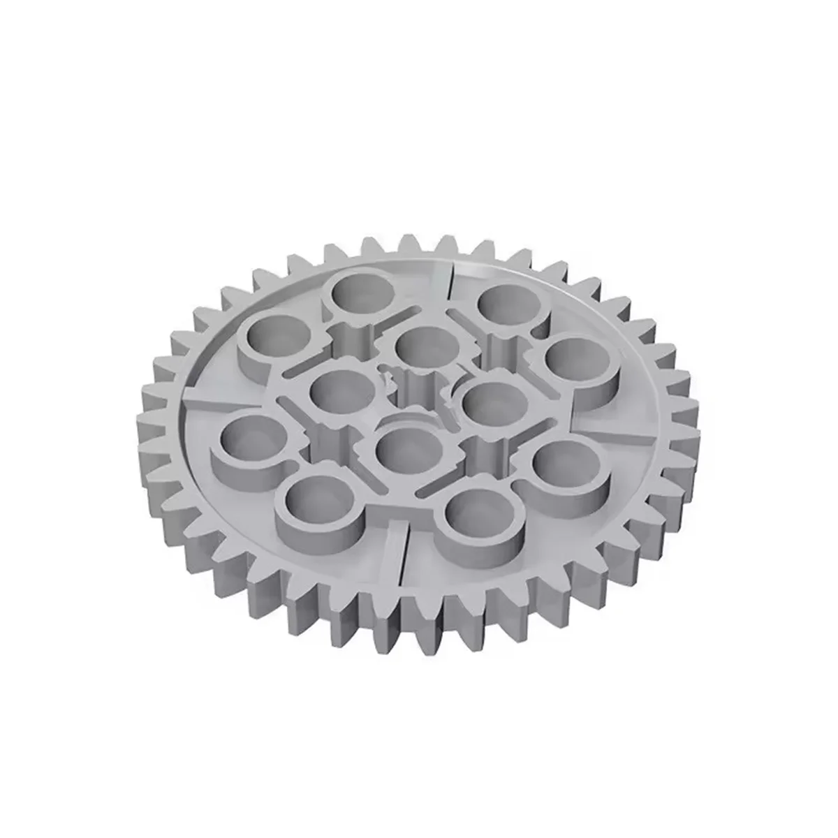 10pcs 3649 Technical 40 Tooth Gear and Axle Pack Compatible with major brand Parts Building Blocks