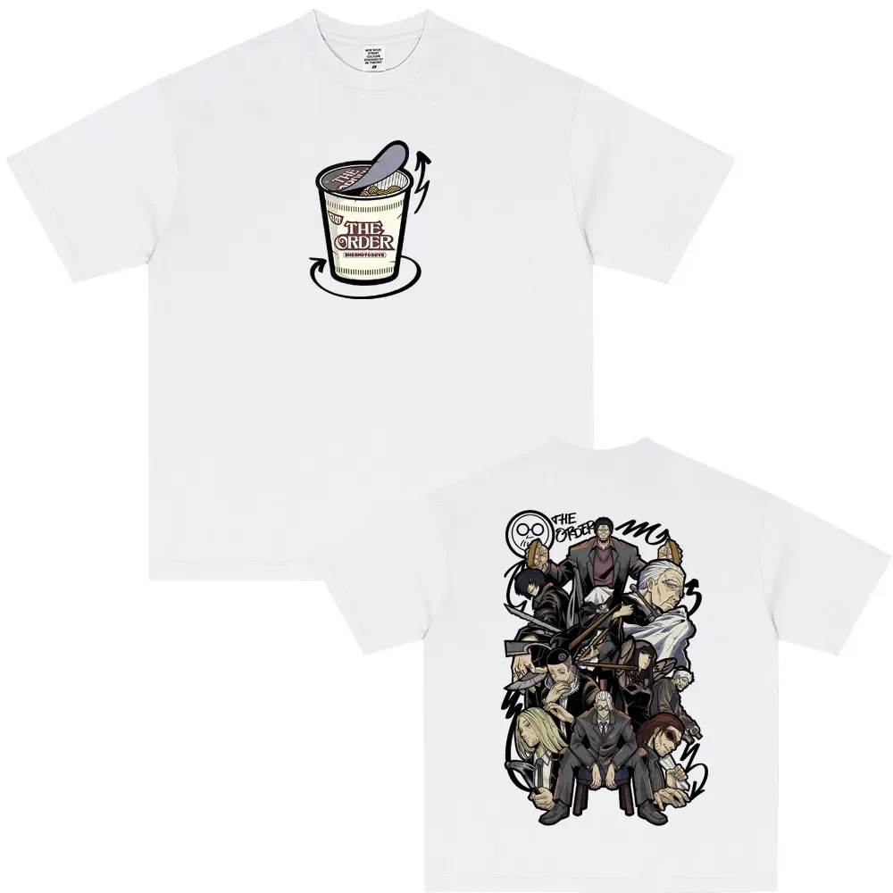 Anime Sakamoto Days Taro Sakamoto The Order Print T-shirt Men Women Casual Cotton Oversized T-shirts Men's Funny Cartoon T Shirt