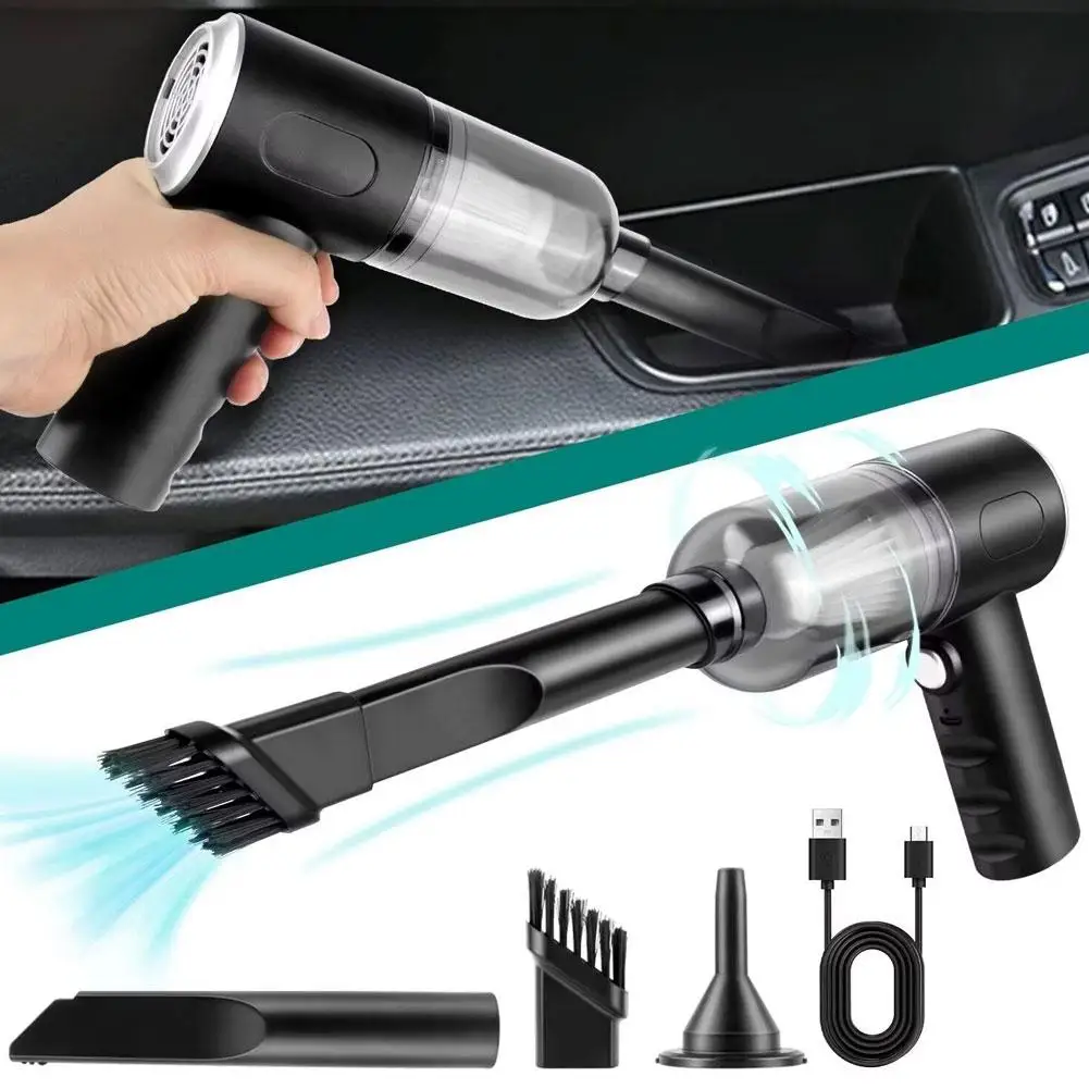 120W High Power Cordless Handheld Vacuum Cleaner 5500Pa Strong Suction Wireless Rechargeable Dust Remover