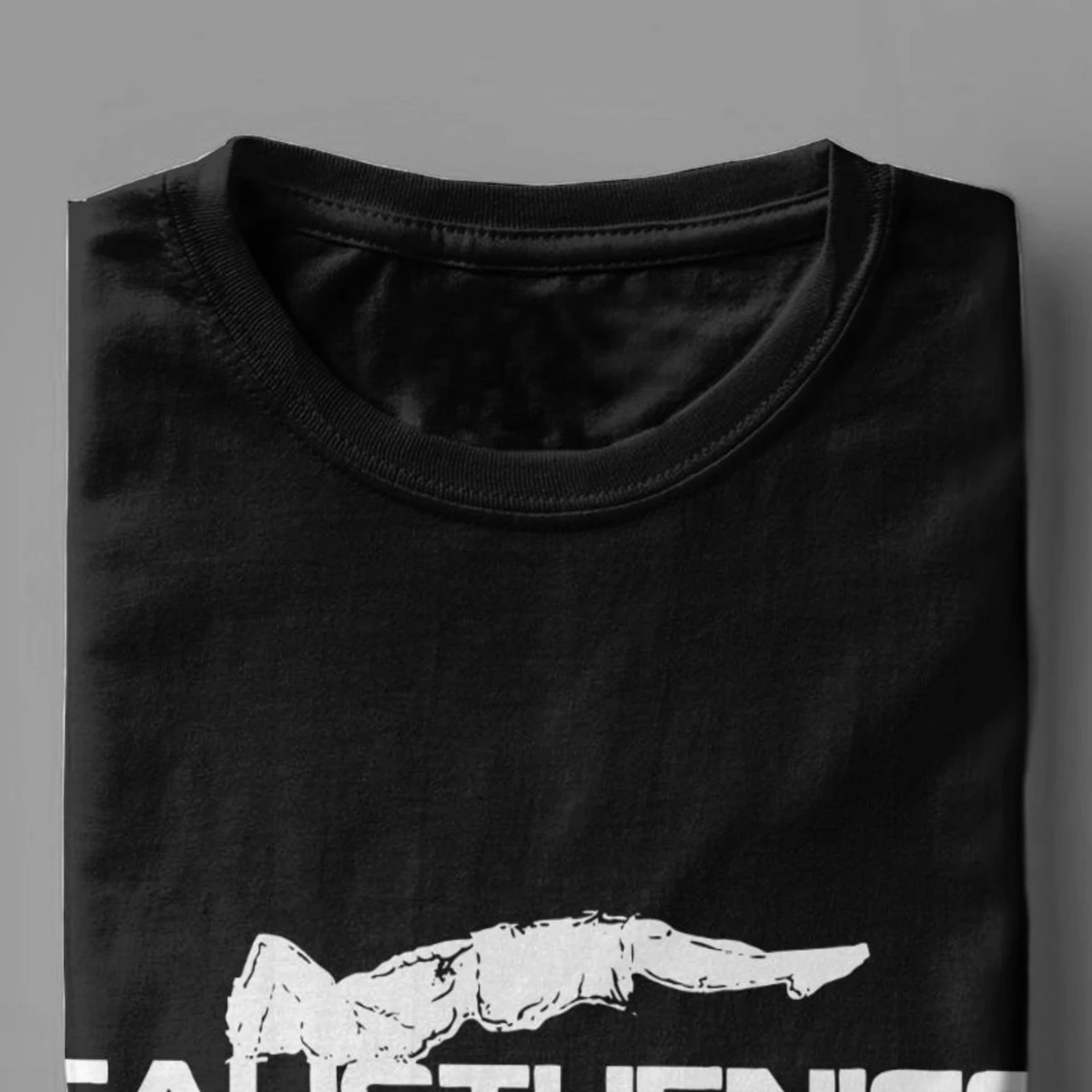 Awesome Calisthenics Tshirt for Men Cotton Tee Shirt Sport Workout Fitness Gym Sports Body Tees Birthday Gift