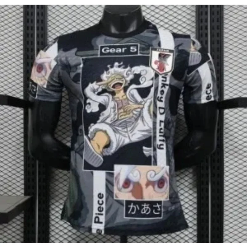 2025 Japón fútbol anime colaborativo 3D impreso Fan Edition transpirable de secado rápido casual deportes camiseta de los hombres.