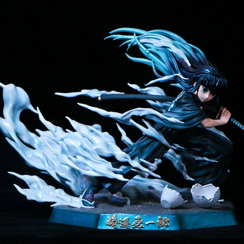 

19cm Jianke Demon Slayer Muichiro Tokito Mist Hashira Gk Statue Boxed Anime Action Figure Collectible Model For Anime Fans