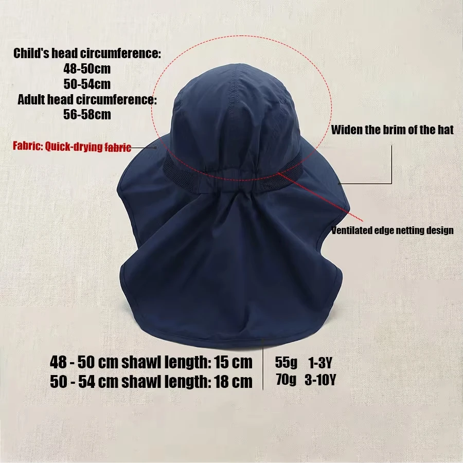 2-piece adult and child family set. Quick-drying fabric. Suitable for families and children aged 1-10.