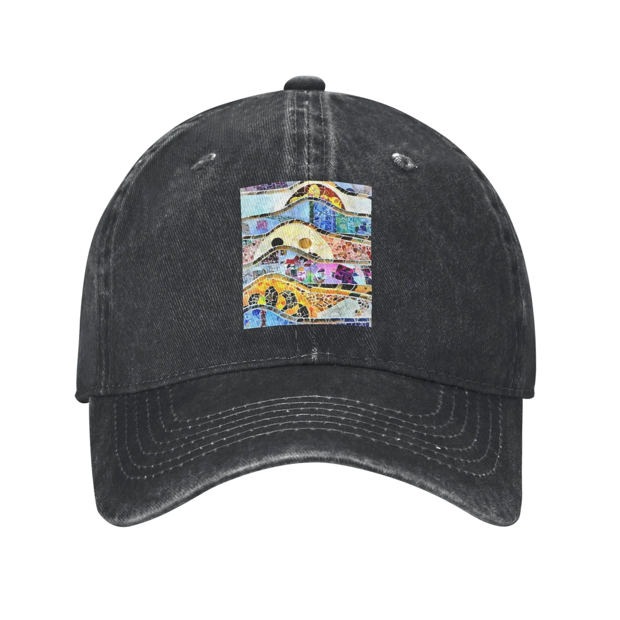 Gaudi Barselona mosaic Fashion Baseball Cap  Breathable Fabric Brand Man Caps  Picnic Brand Man Caps