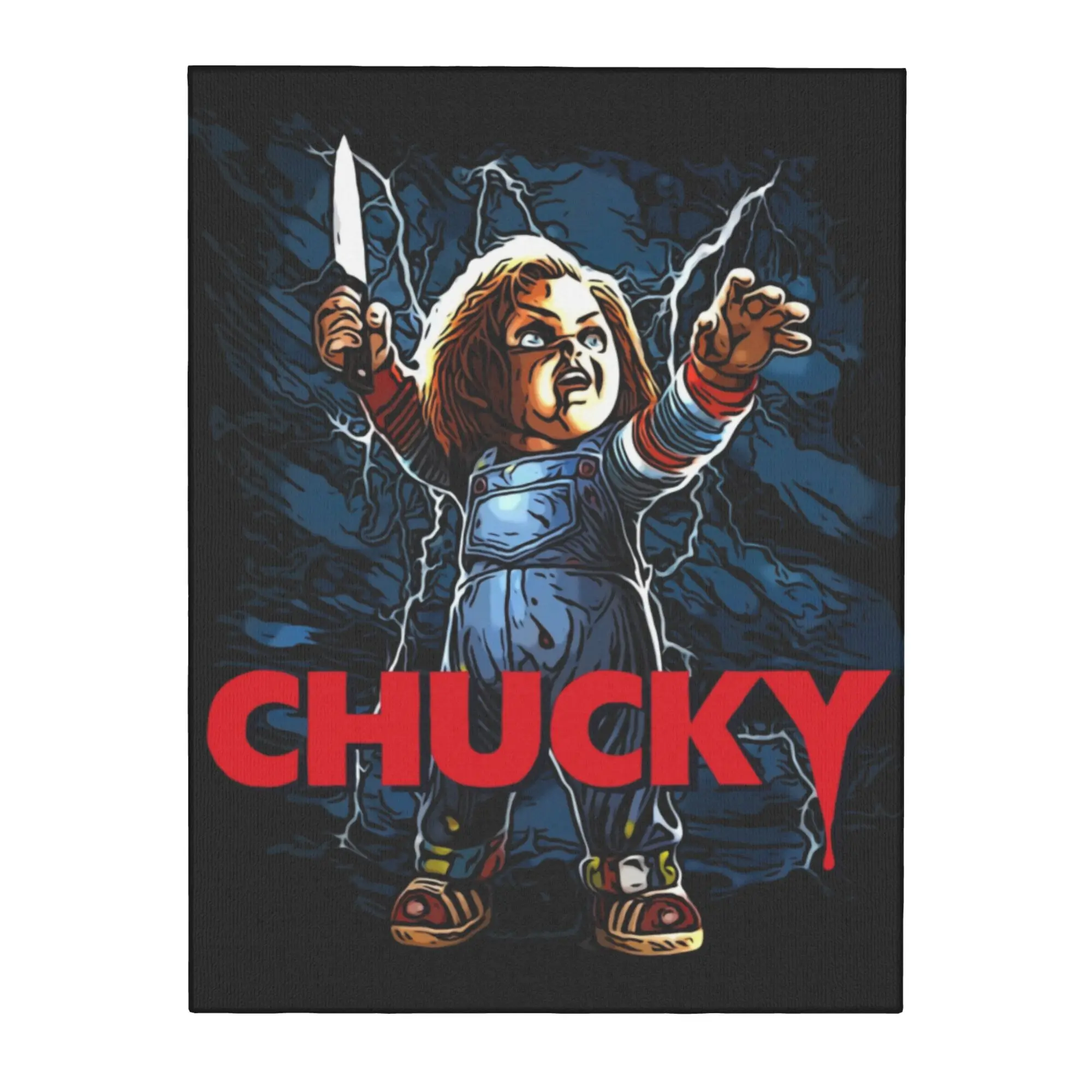 Painting Canvas Printing Art Unframed Hanging Picture Good Guys Modern Aesthetic Artwork Chucky Child's Play Doll 12x16inch