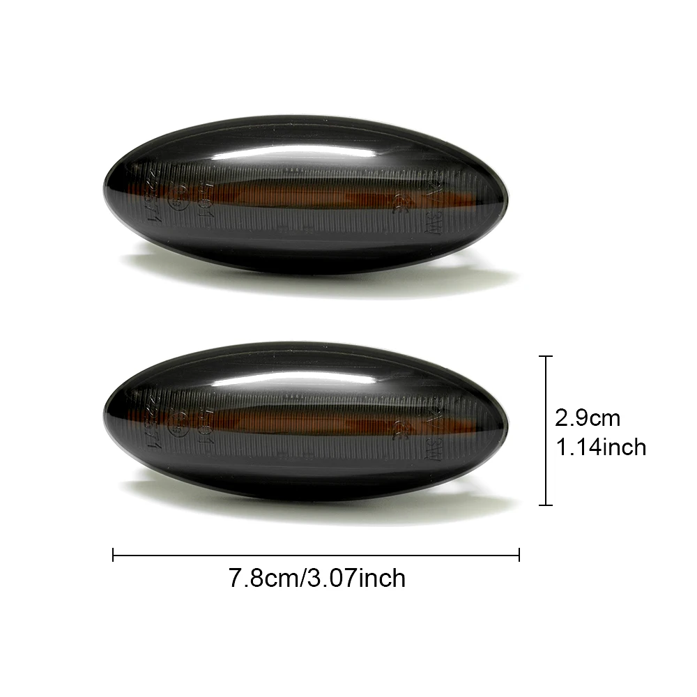 2PCS LED Dynamic Side Marker Turn Signal Light Sequential Blinker Lamp For Toyota Yaris Mk2 P9 RAV4 Mk3 ACA3/ALA3 Auris Mk1 E15 view 6