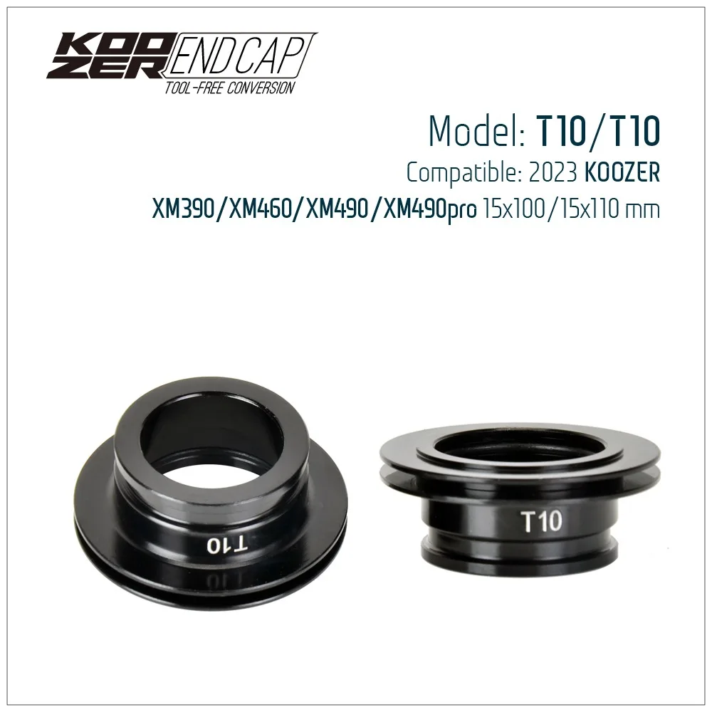 Koozer Hub Endcap ل 2023 جديد XM490 460 450 إصلاح أجزاء 5x100 10x135 QR 15x100 12x142 مللي متر من خلال 12x135 محول عدة محول الدراجة