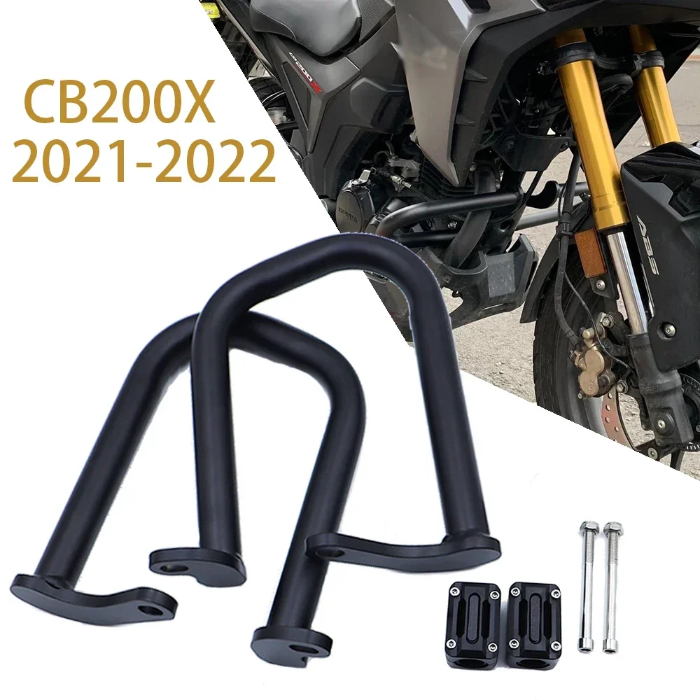 For HONDA CB200X CB 200X CB-200X 2021-2022 Motorcycle Bumper Protection Engine Guard Crash Bar Body Frame Protector