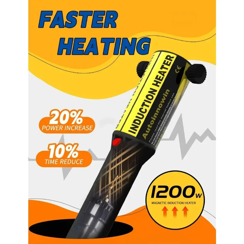 

Бестселлер: Индукционный нагреватель болтов 1200 Вт, 110 В, для удаления заржавевших винтов, с 8 катушками и кейсом для хранения