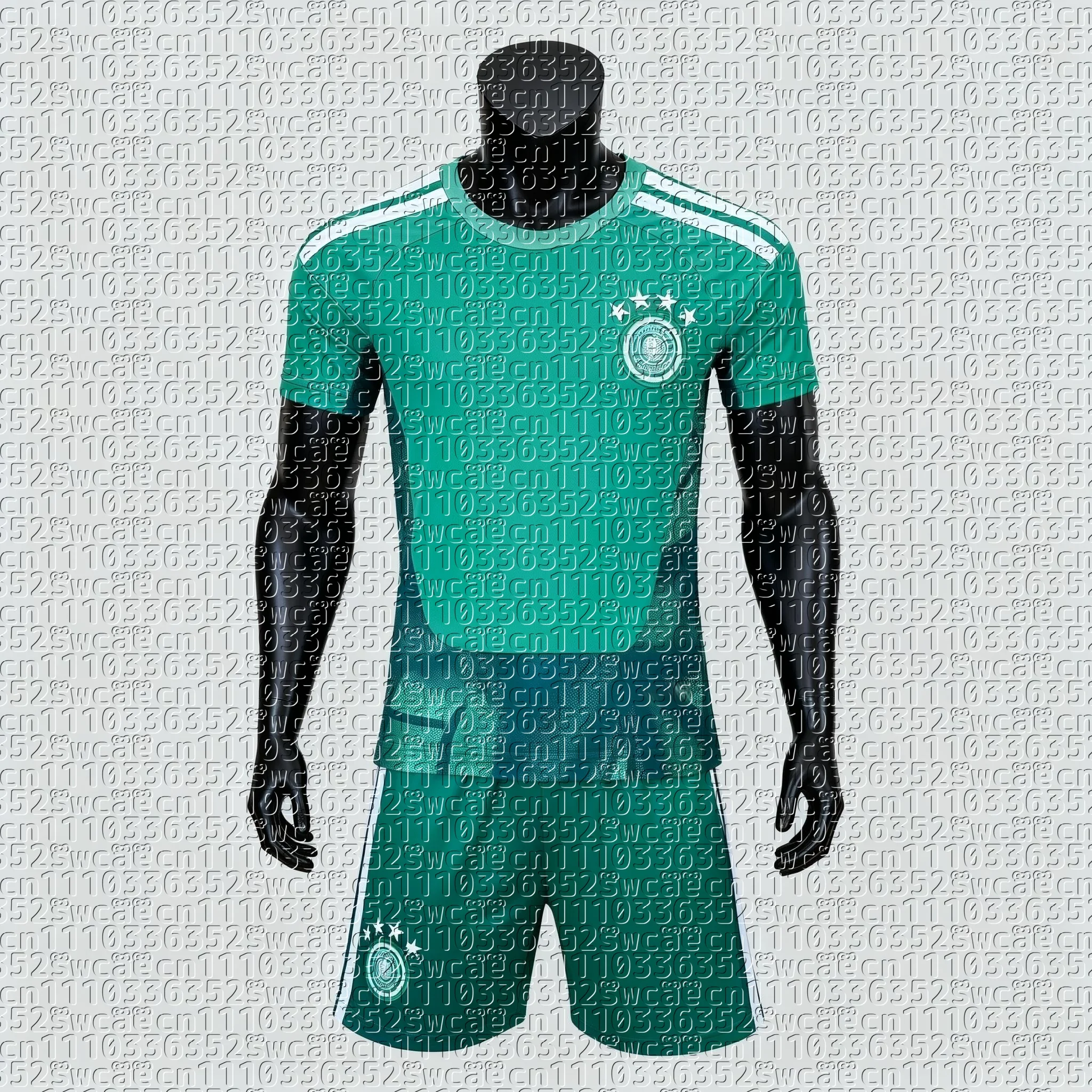 2026 New Men's T-shirt Set German Football Team Uniform Summer Training Uniform Adult Sports Top Shorts