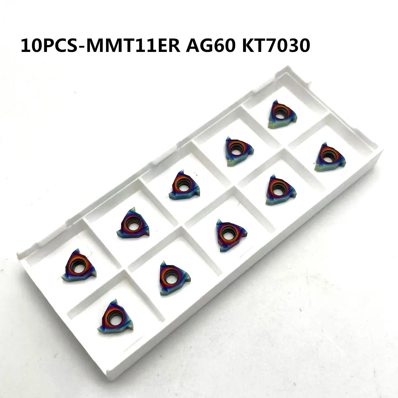 스레드 터닝 도구 MMT11ER AG60 MMT11IR AG60 나노 블루 메탈 스레드 CNC 터닝 도구, 11ER 11IR 카바이드 터닝 도구