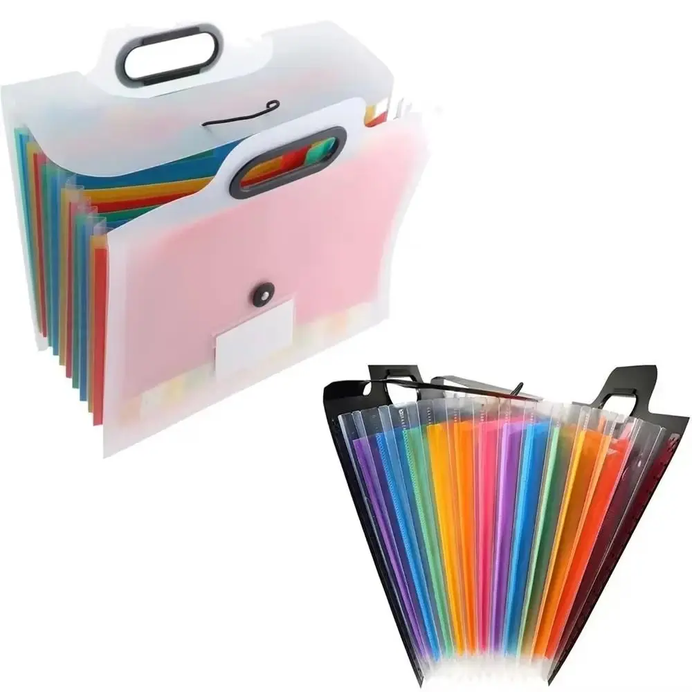 organizador-de-arquivos-acordeao-com-13-25-bolsos-fecho-de-fivela-alca-portatil-pastas-expansiveis-interno-colorido-e-impermeavel