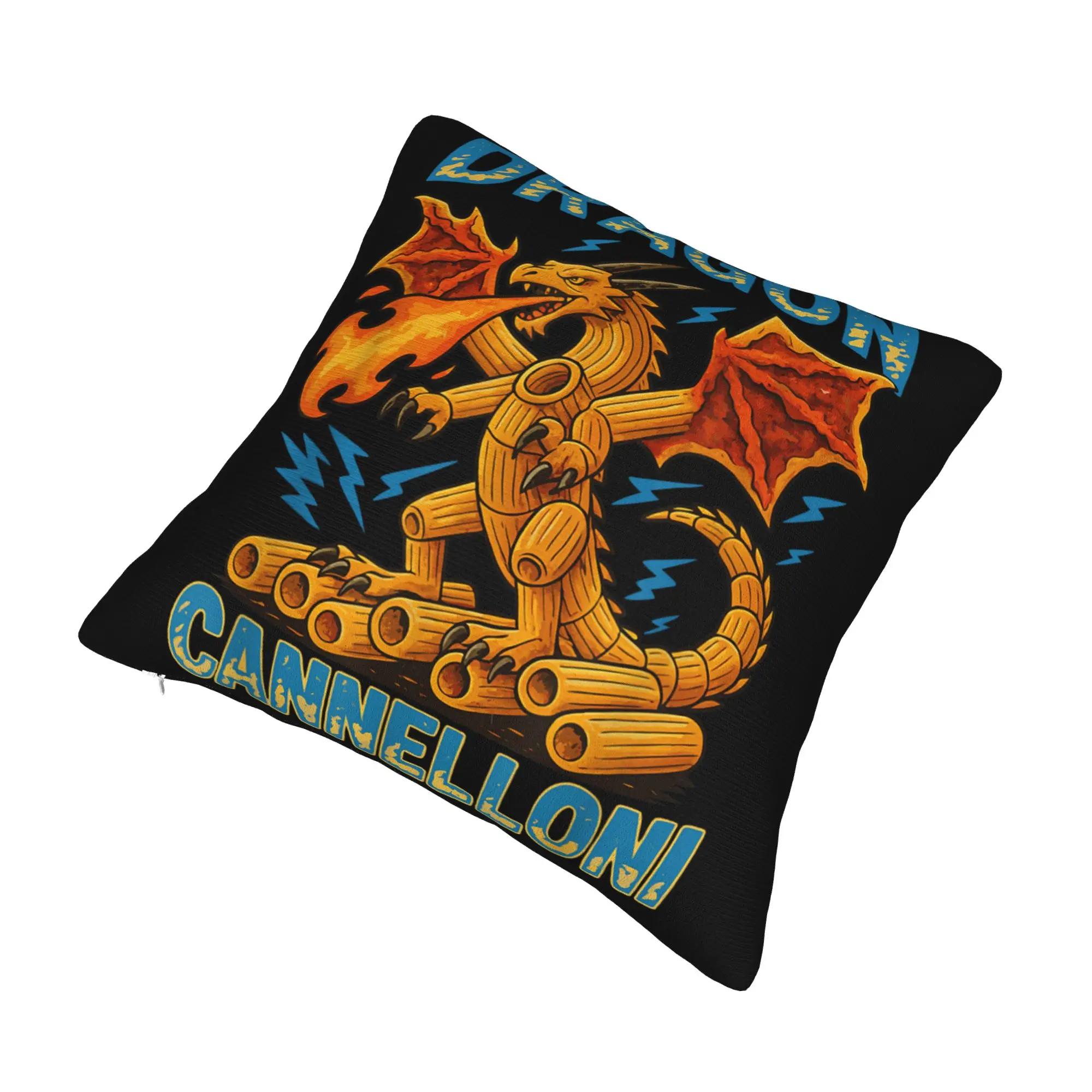 Brain Rot Kids Meme Italian Brainrot Dragon Cannelloni Pillowcase Printing Cushion Cover Decor  Throw Pillow Case Cover