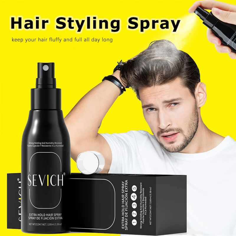 Hair Styling Holding Spray Hair Thickening Mist Hair Hold Wax Spray Set For Men Hair Building Fixing Water Salon Hair Styling