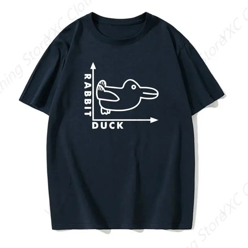 

Duck Rabbit Fun Math Men's T-shirt- Short Sleeve Crew Neck Soft Fitted Tees S - 6XL Fresh Classic Basic Tshirts