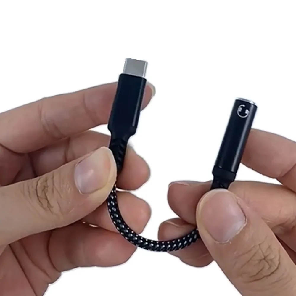 USB Type C Headphone Adapter Cable Audio Cable 3.5 Jack Type-c 3 5 Jack Audio Cable Digital Decoding HiFi