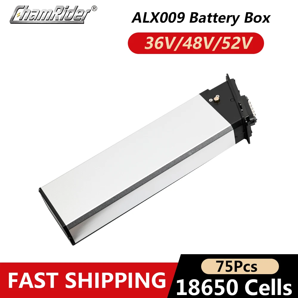 

ALX009 Battery Box 18650 Cells 36V Electric bike Battery Case 48V Built-in Battery 10S7P 13S5P 14S5P